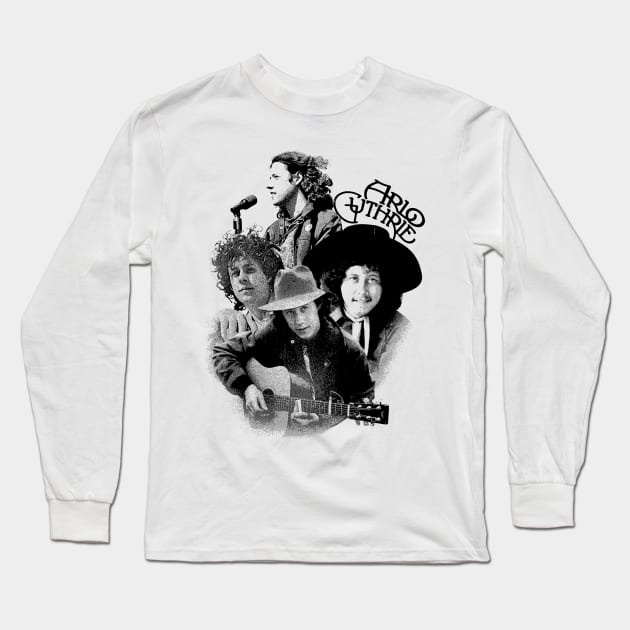 Arlo Guthrie(Singer Songwriter) Long Sleeve T-Shirt by Parody Merch